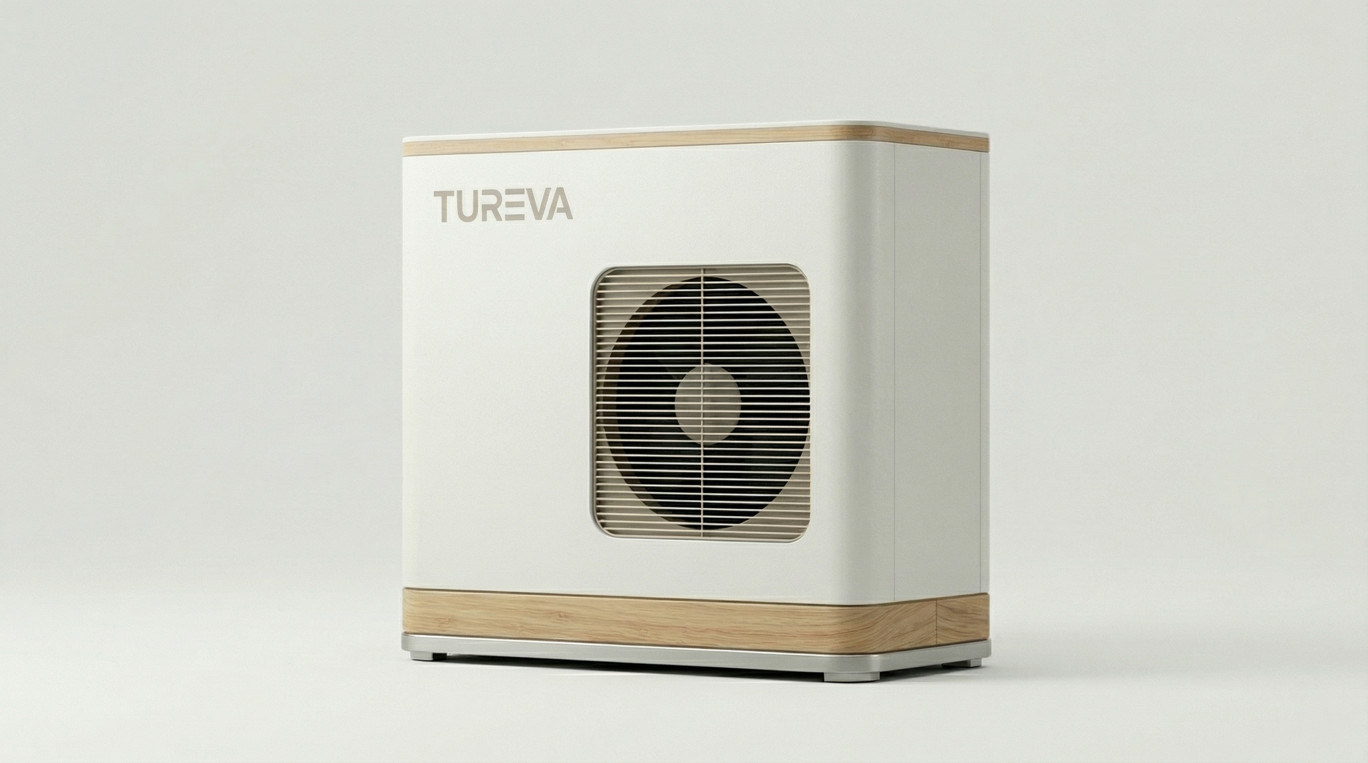 Tureva heat pump — side view